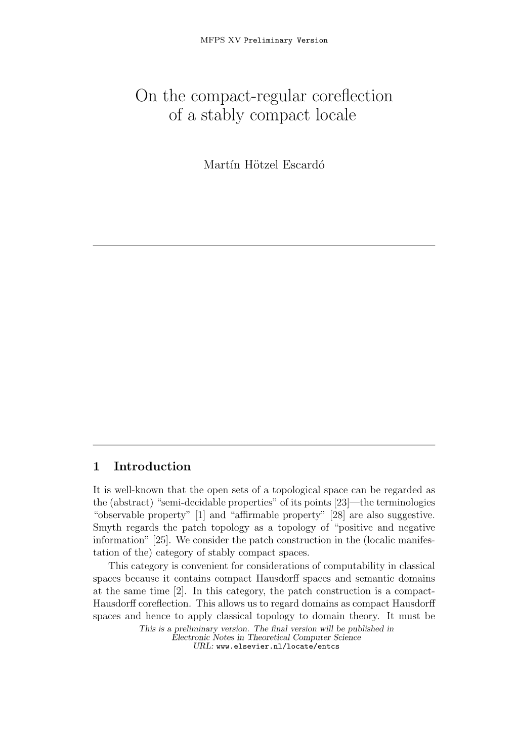 On the Compact-Regular Coreflection of a Stably Compact Locale