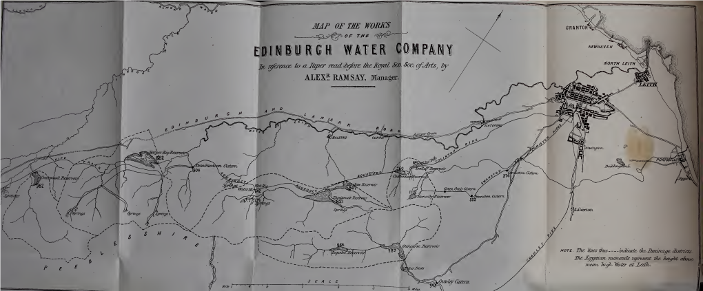 On the Water Supply of Edinburgh