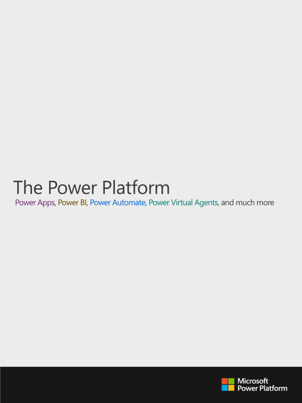 The Power Platform