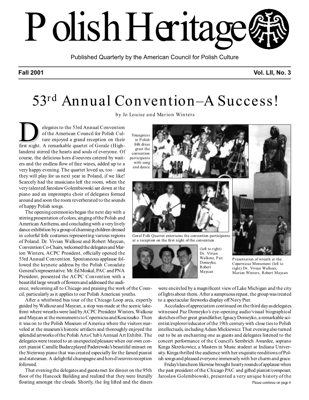 Fall 2001 Issue