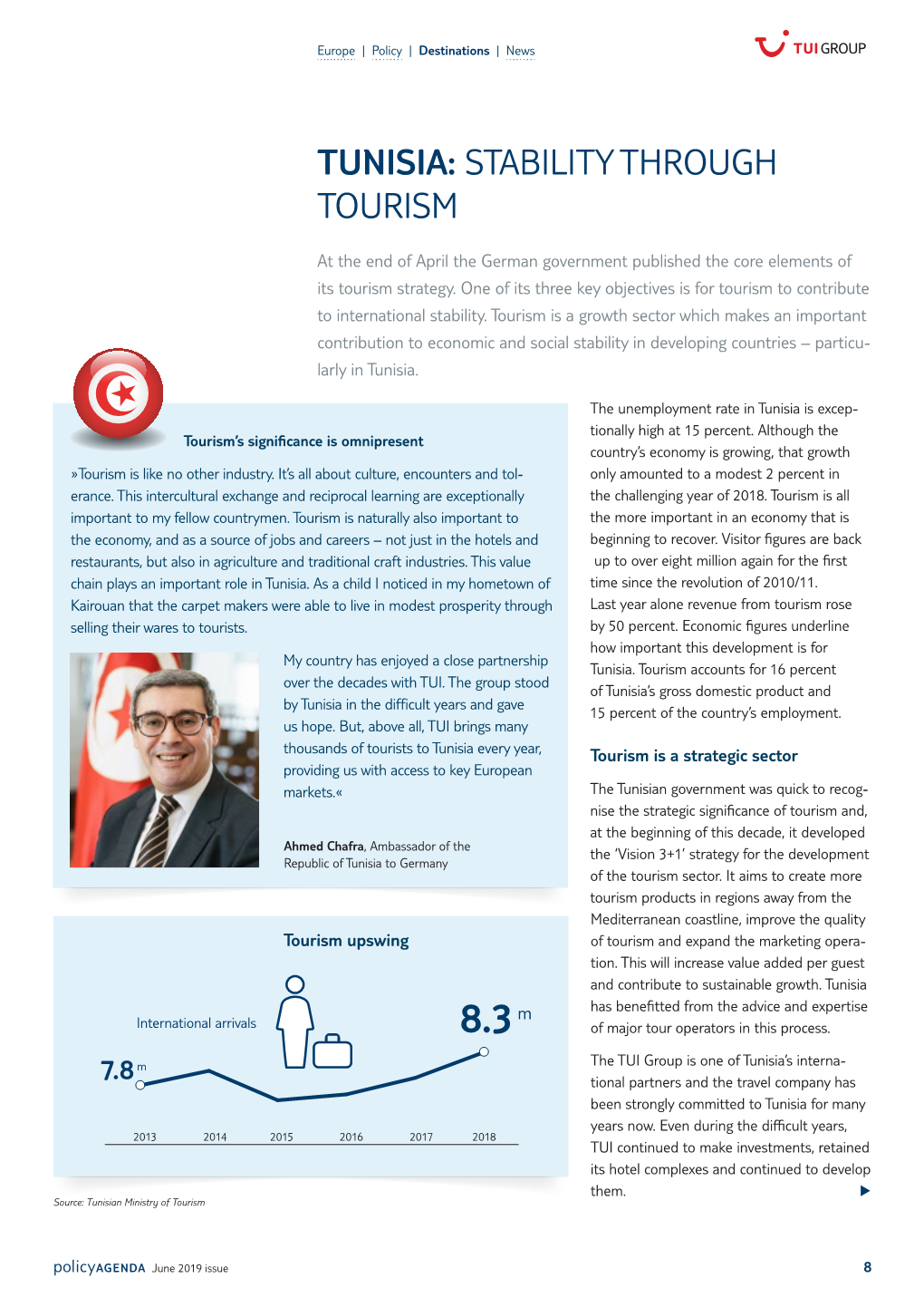 Tunisia: Stability Through Tourism