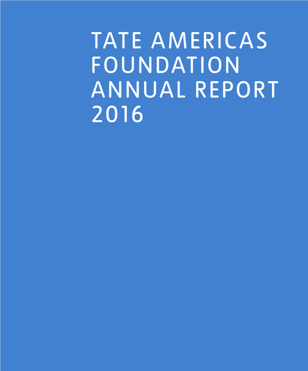 TAF Annual Report 2016