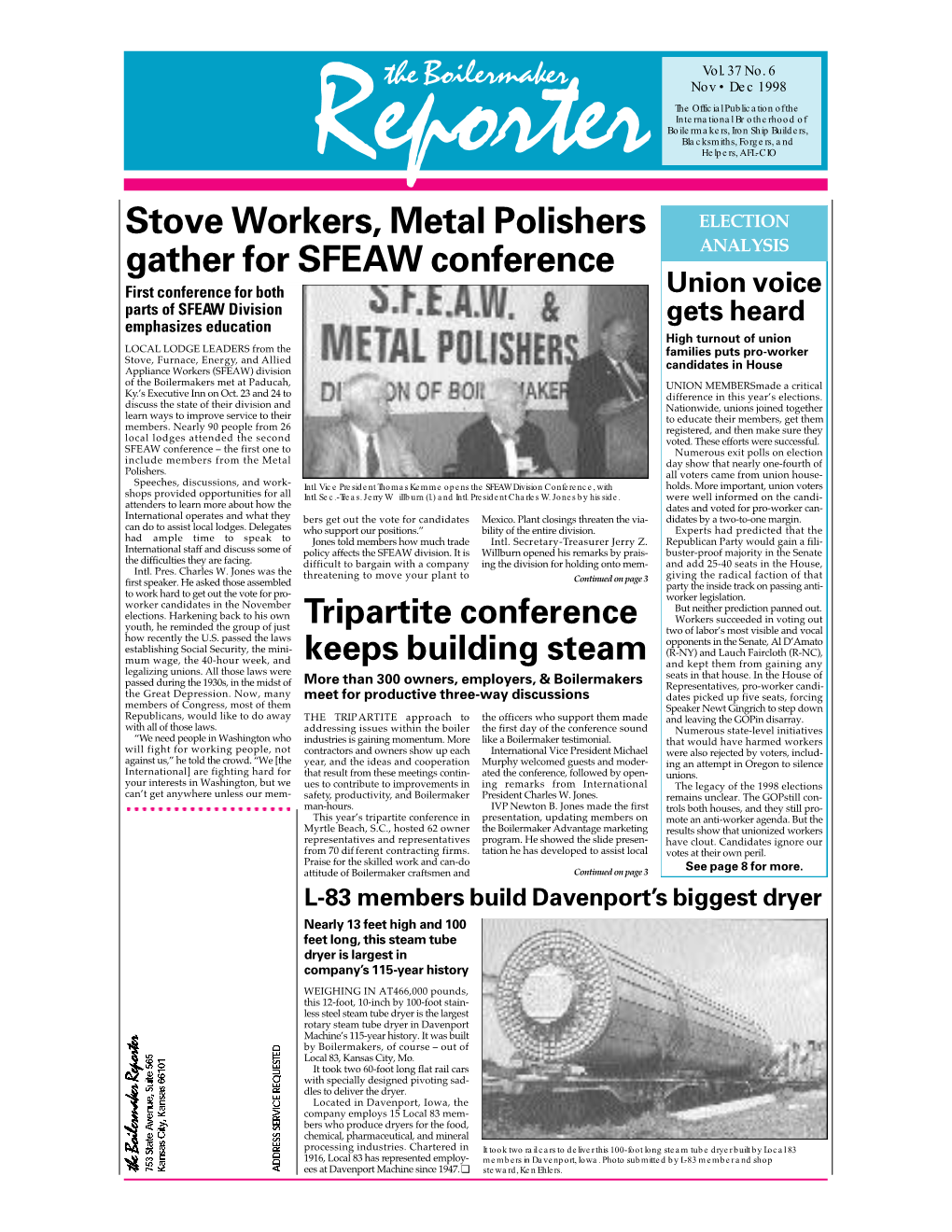 Stove Workers, Metal Polishers Gather for SFEAW Conference