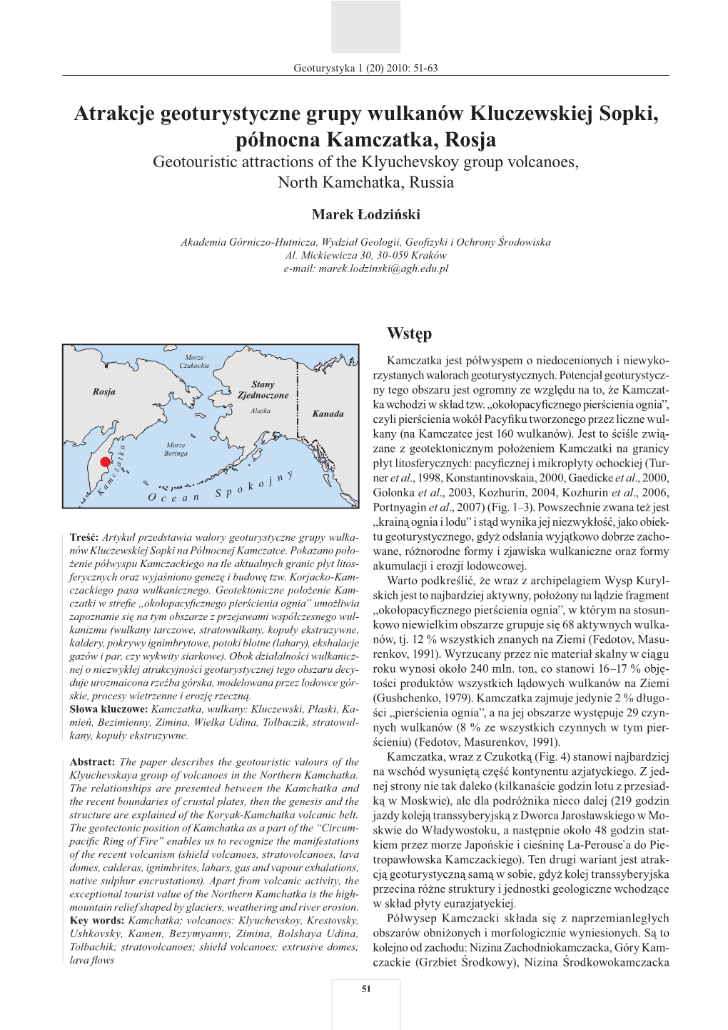 Atrakcje Geoturystyczne Grupy Wulkanєw Kluczewskiej Sopki, Pєłnocna Kamczatka, Rosja