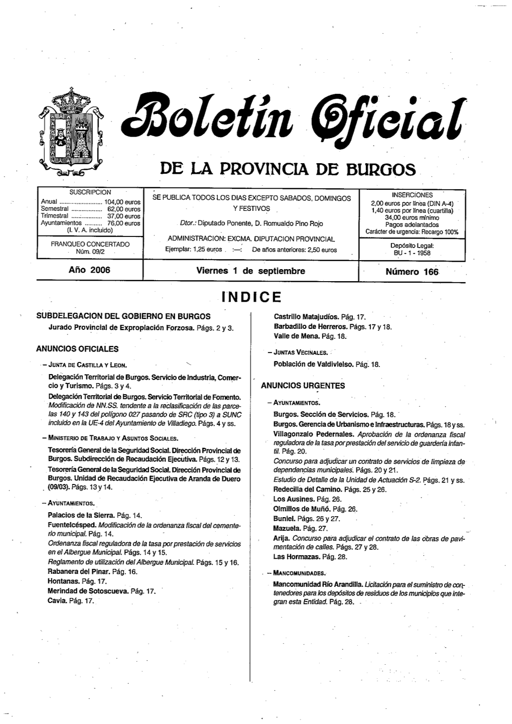 Boletín BOPBUR