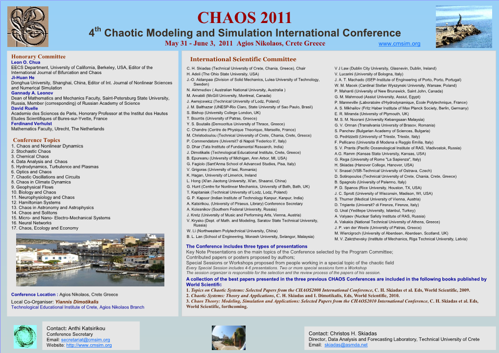 CHAOS2011 Poster