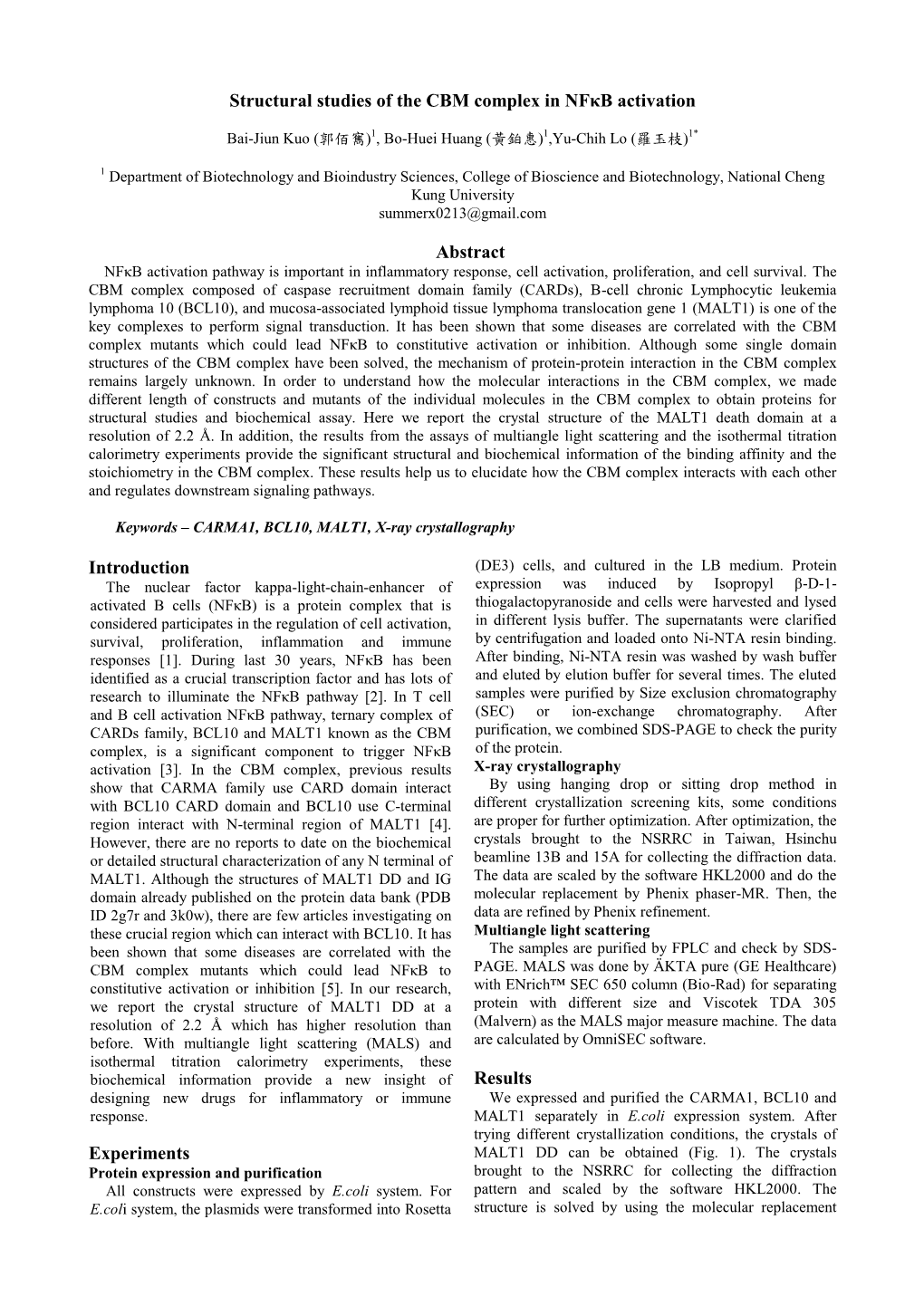 Preparation of Papers in a Two-Column Format for the 21St