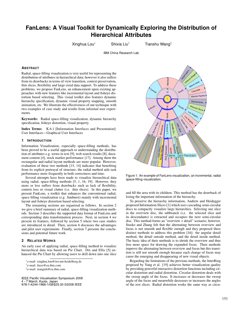 Fanlens: a Visual Toolkit for Dynamically Exploring the Distribution of Hierarchical Attributes