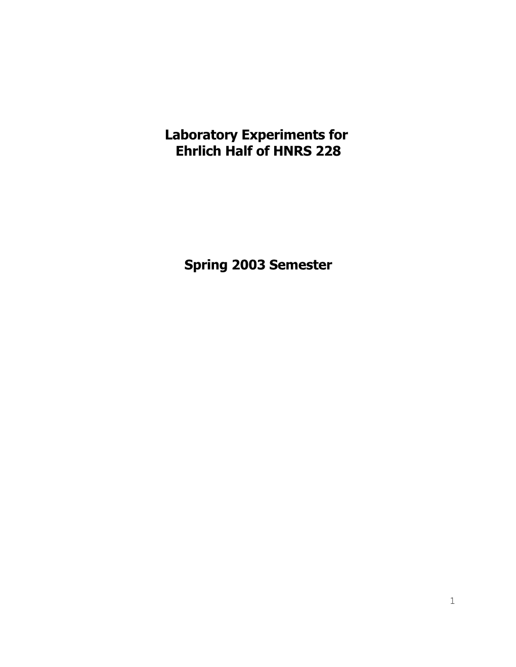 Experiment 1: Relation Between Power And Energy