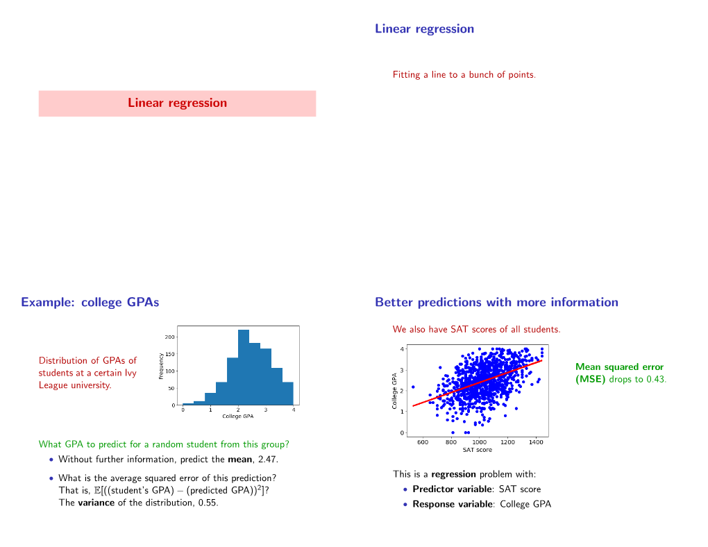 Linear Regression