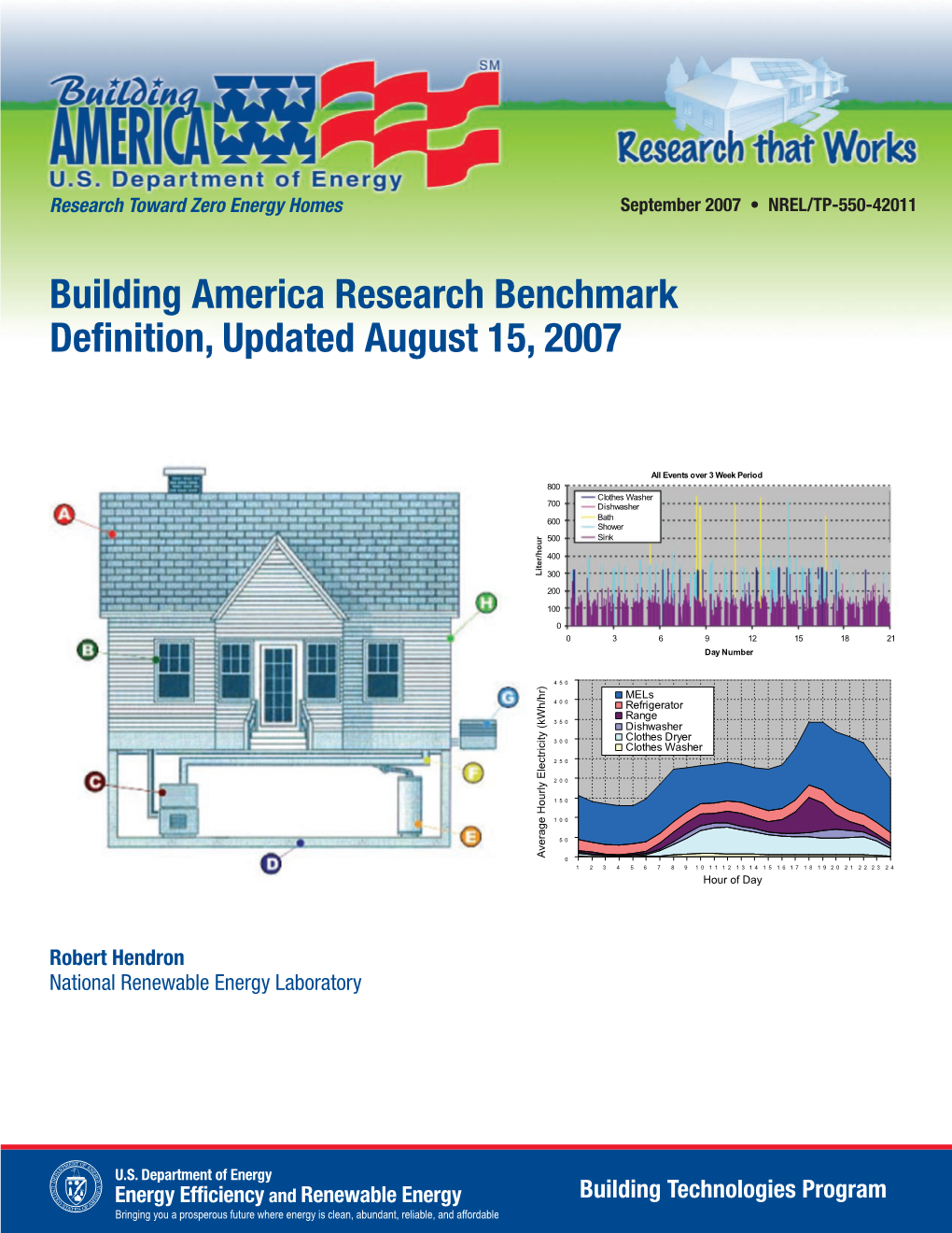 Building America Research Benchmark Definition, Updated August 15, 2007