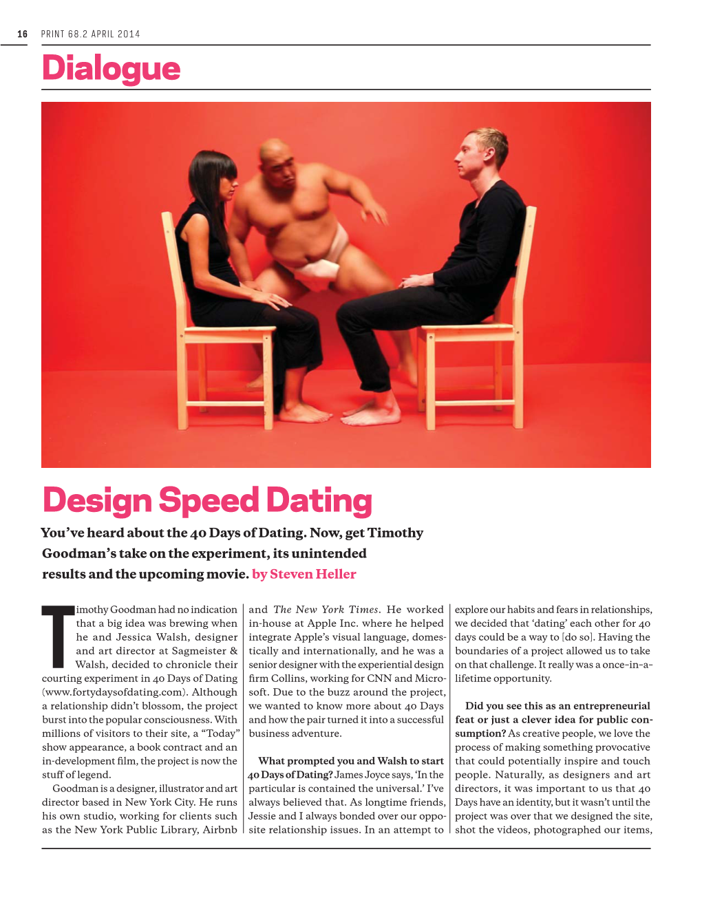 Dialogue Design Speed Dating