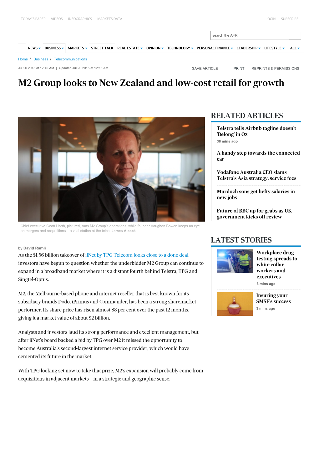 M2 Group Looks to New Zealand and Low-Cost Retail for Growth