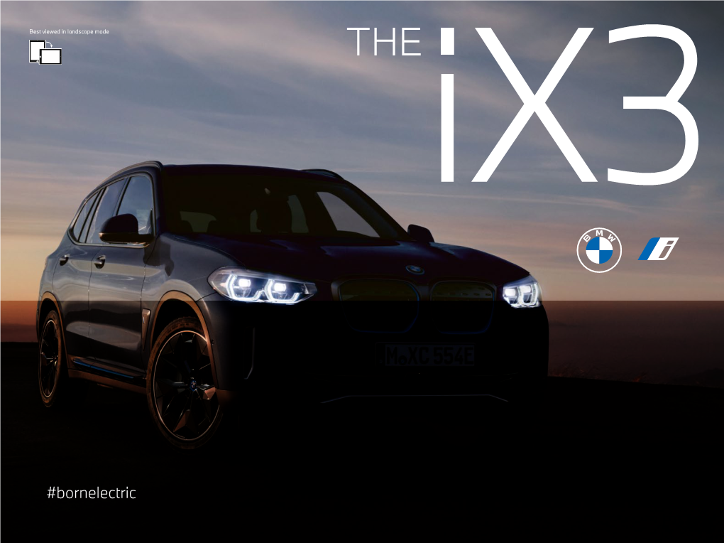 Bornelectric the NEW BMW Ix3