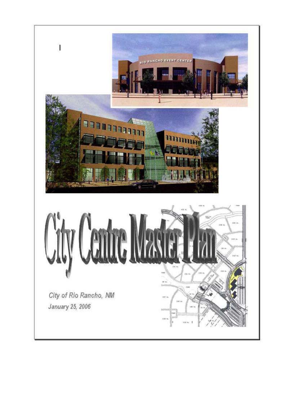 City Centre Master Plan TABLE of CONTENTS PAGE