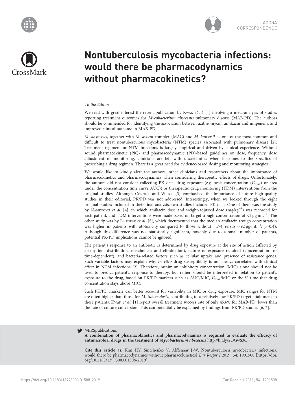 Would There Be Pharmacodynamics Without Pharmacokinetics?