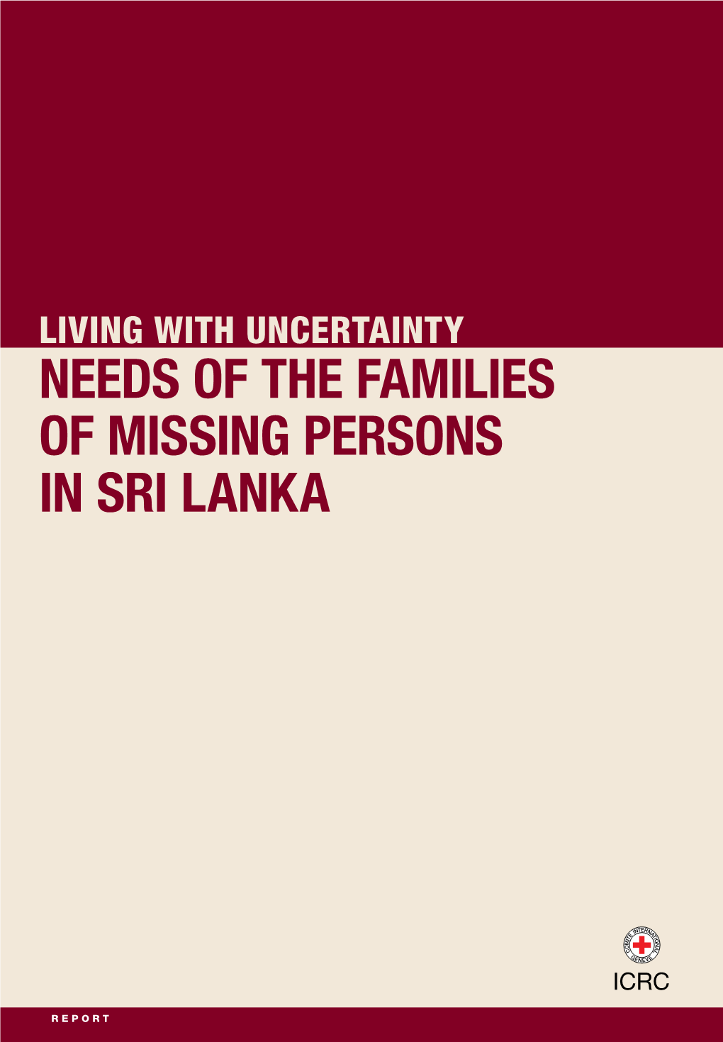 Families of Missing Persons in Sri Lanka 0133/002 07.2016 500