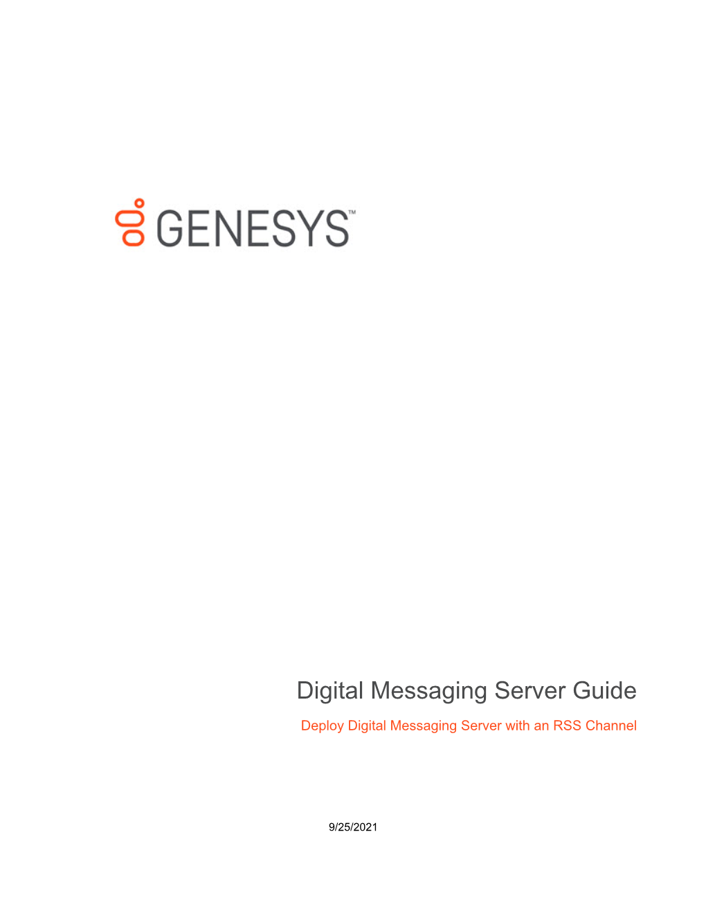 Digital Messaging Server Guide