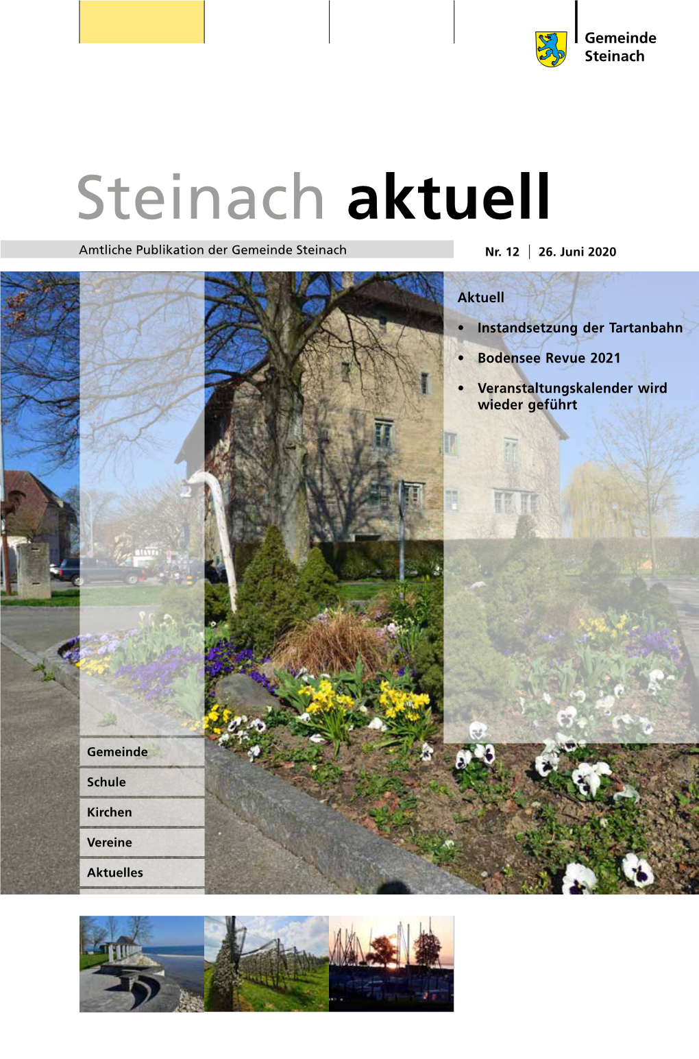 Steinach Aktuell Nr. 12 Vom 26.06.2020