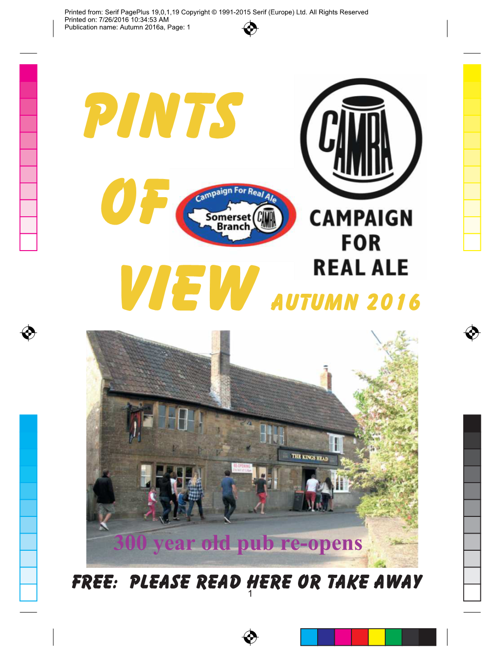 Pints of View Autumn 2016