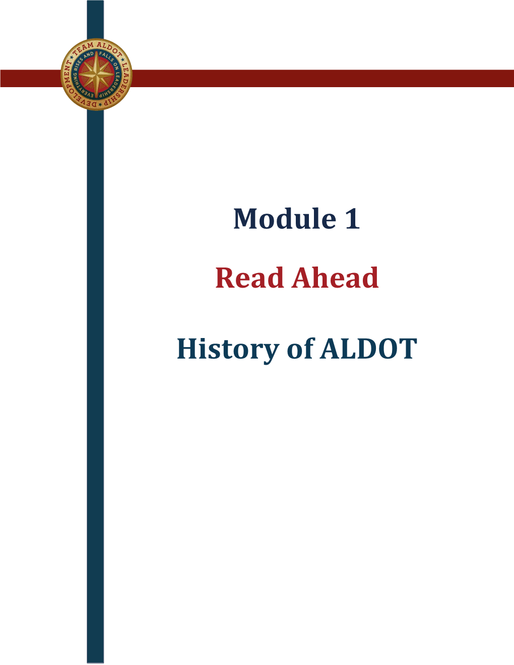 History of ALDOT