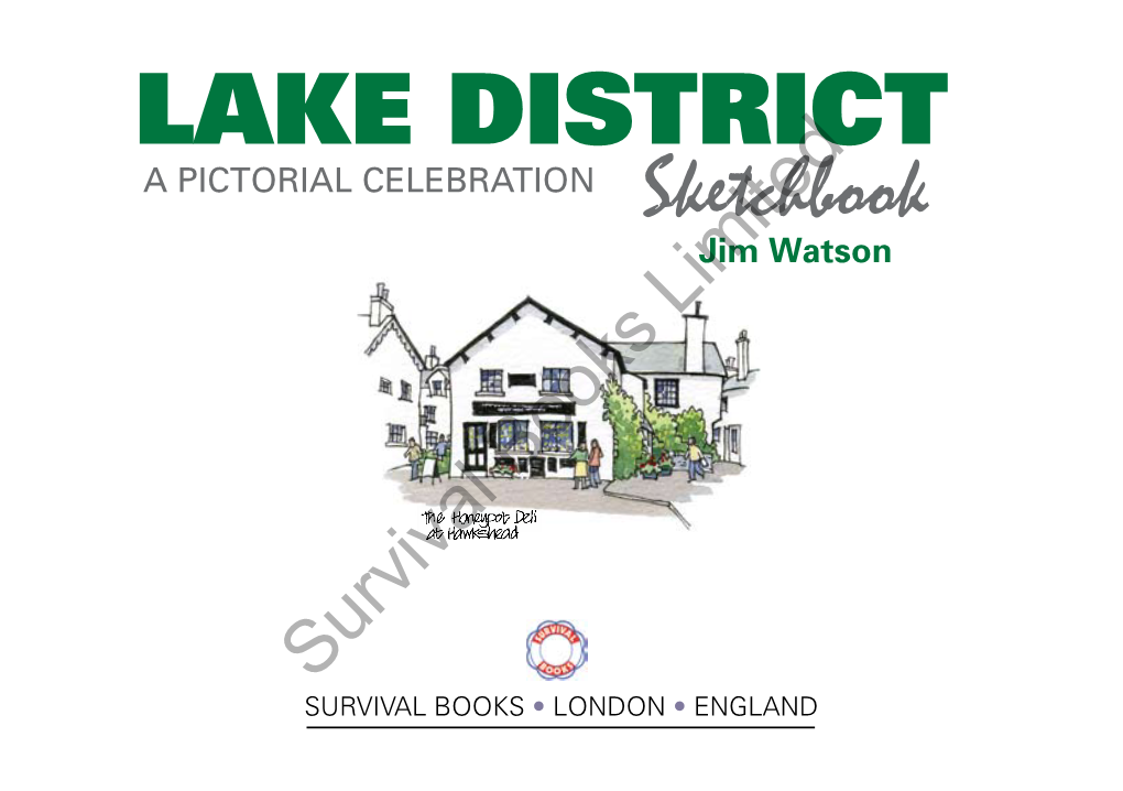 LAKE DISTRICT a PICTORIAL CELEBRATION Sketchbook Jim Watson Limited