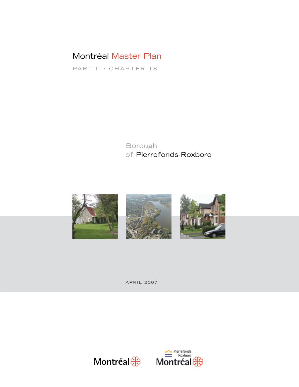 Montréal Master Plan