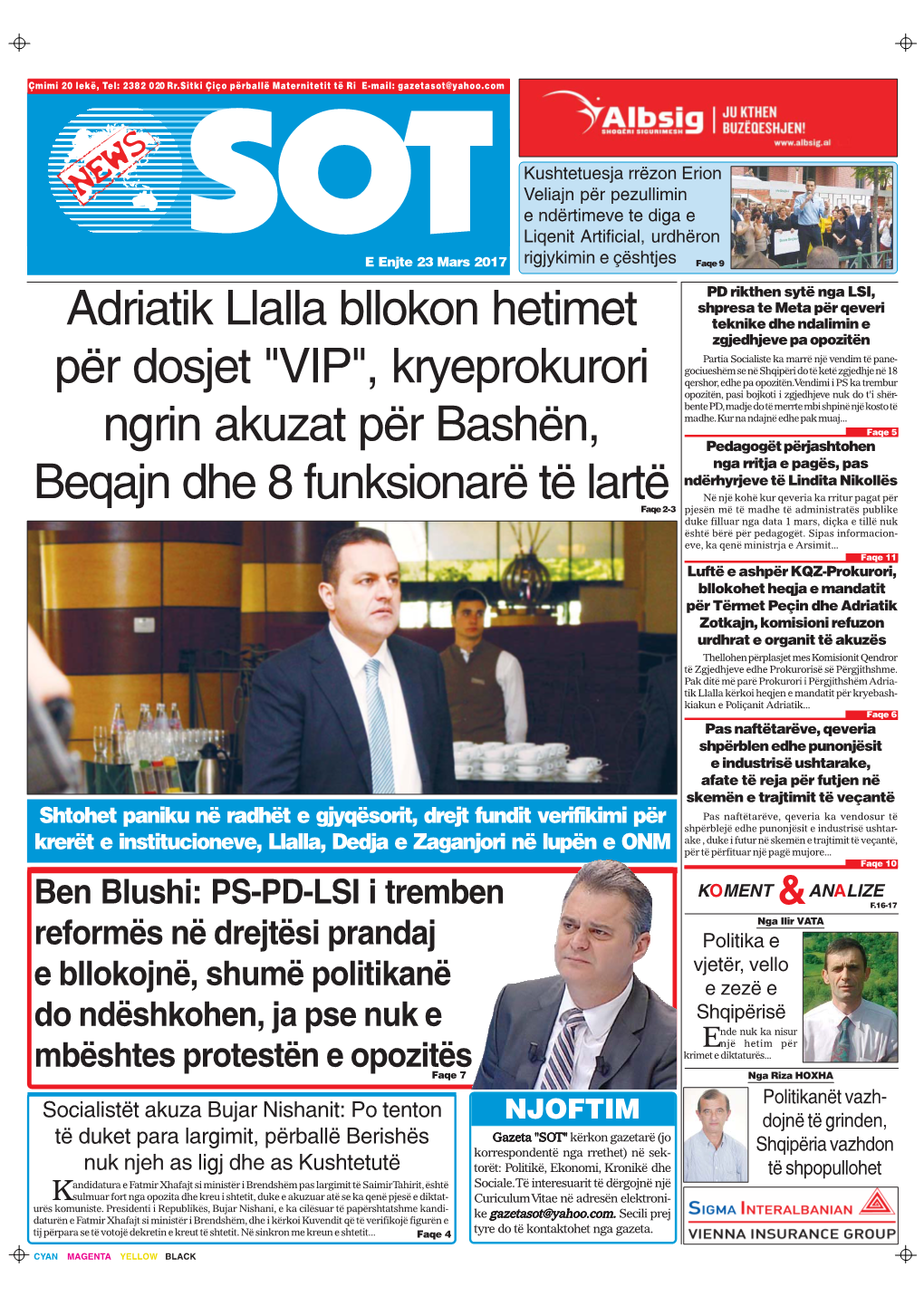 Adriatik Llalla Bllokon Hetimet Për Dosjet "VIP"