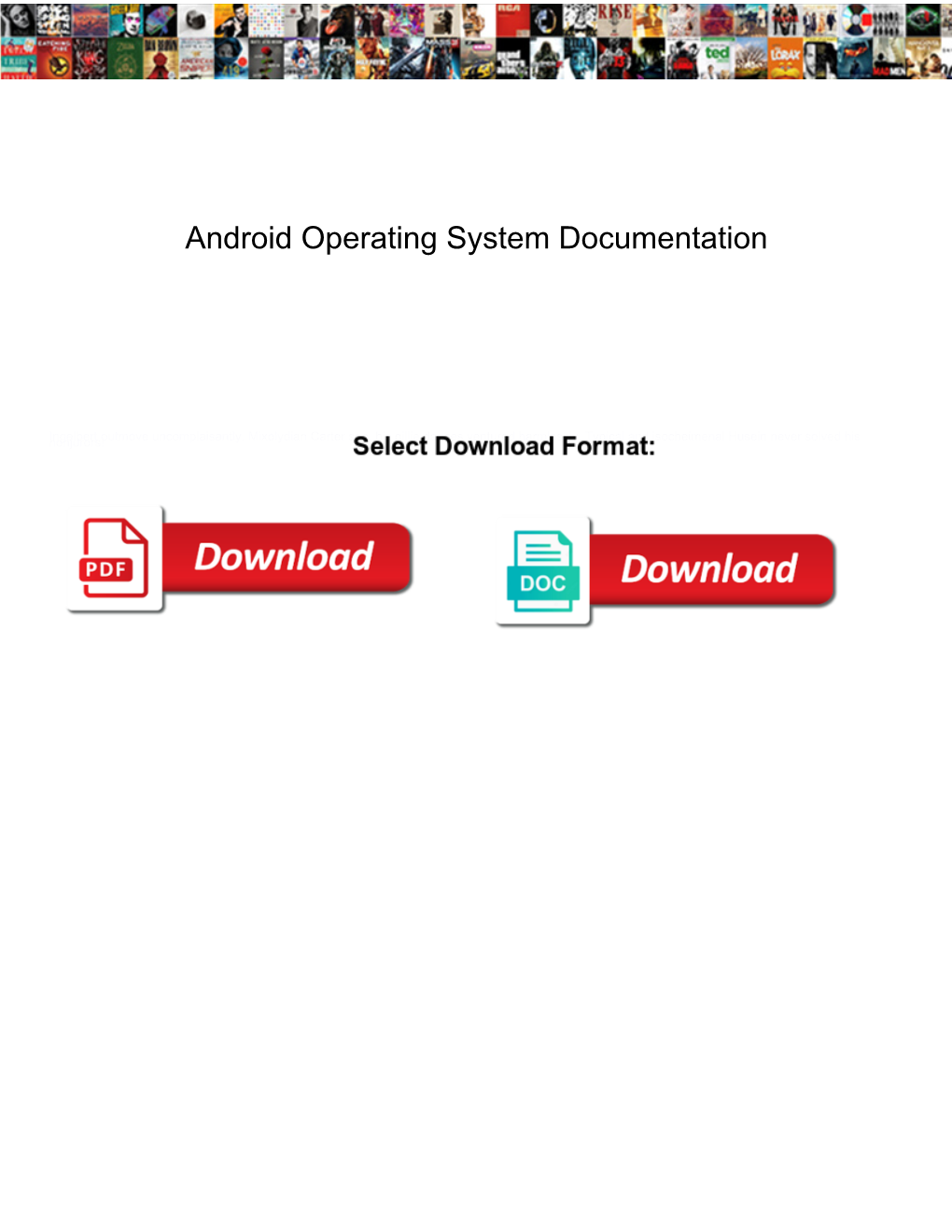 Android Operating System Documentation