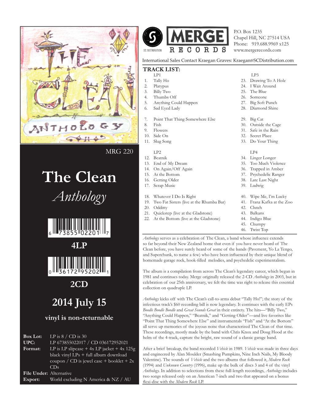 The Clean Anthology