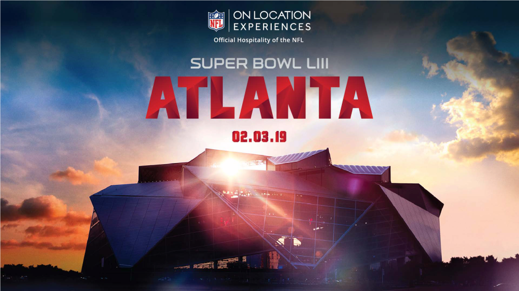 Super Bowl LIII Tickets Ebrochure