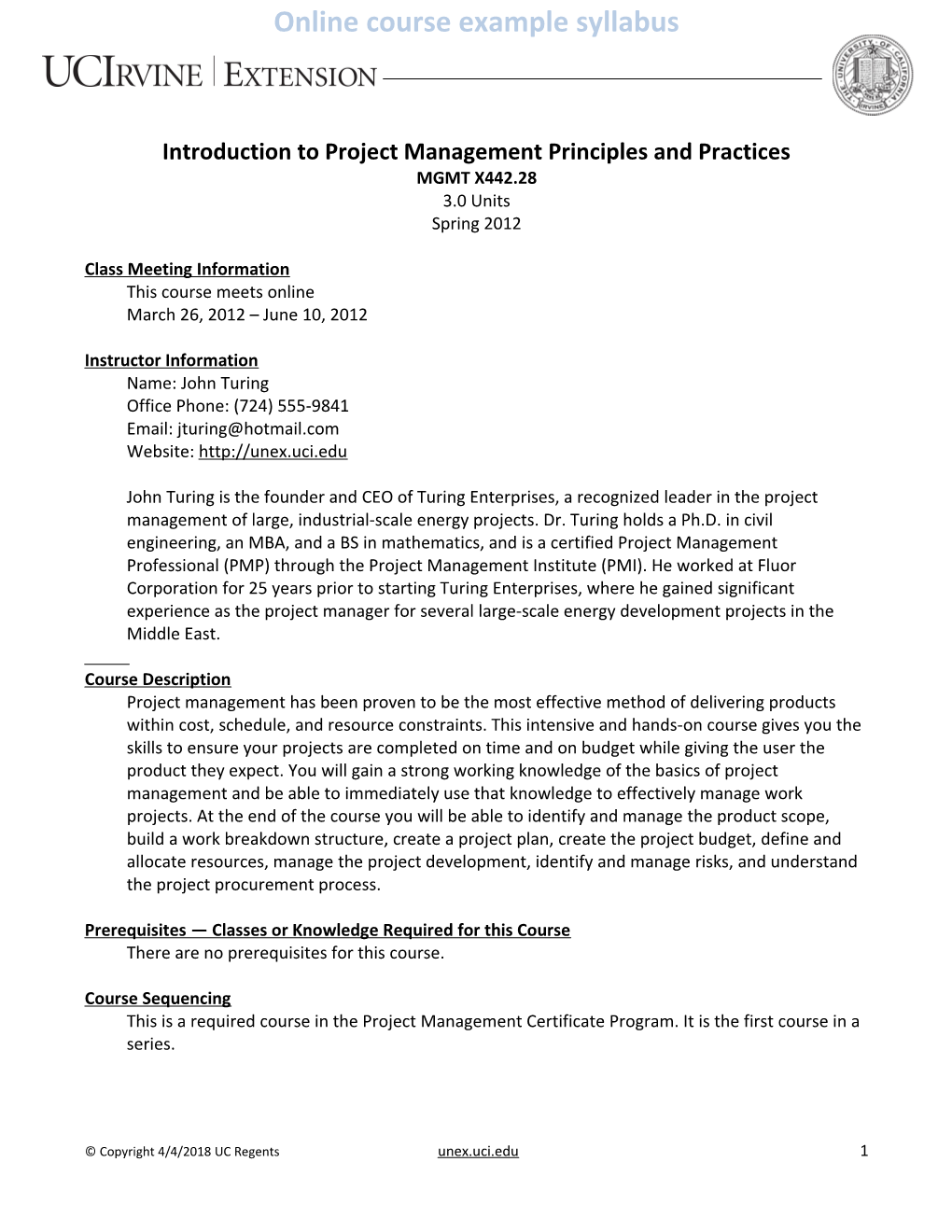 Earned Value Project Management