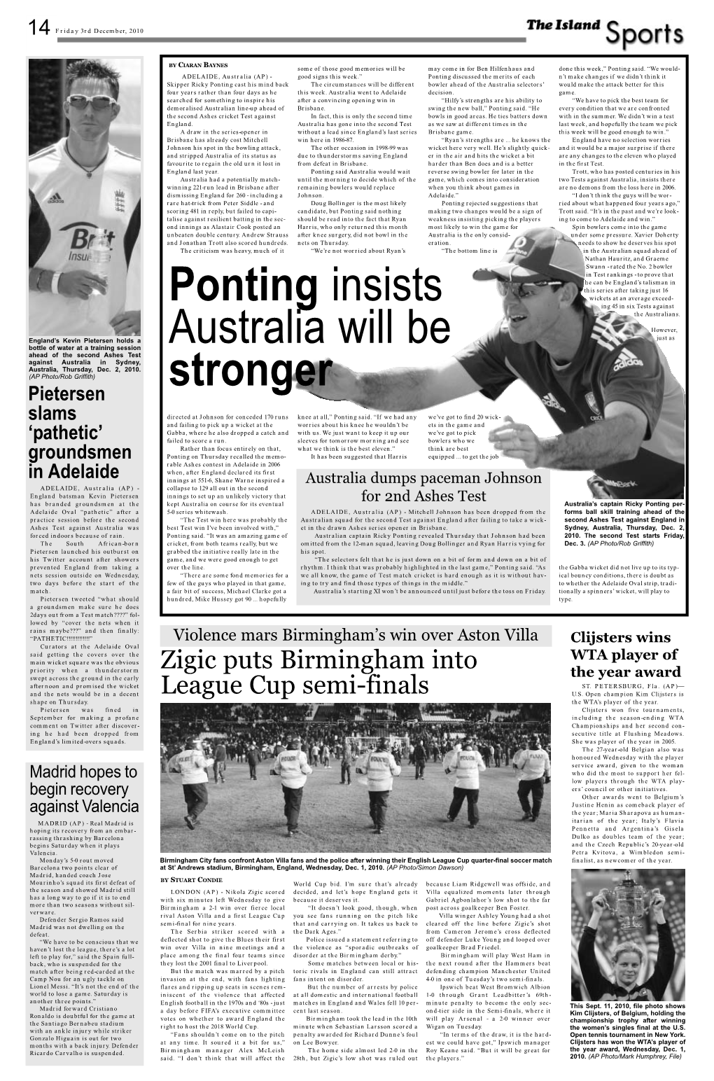 Ponting Insists Australia Will Be Stronger