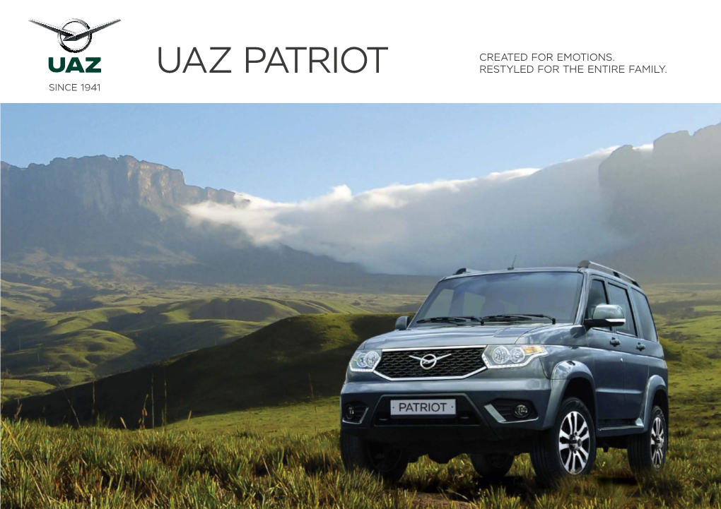 Uaz Patriot Brochure En