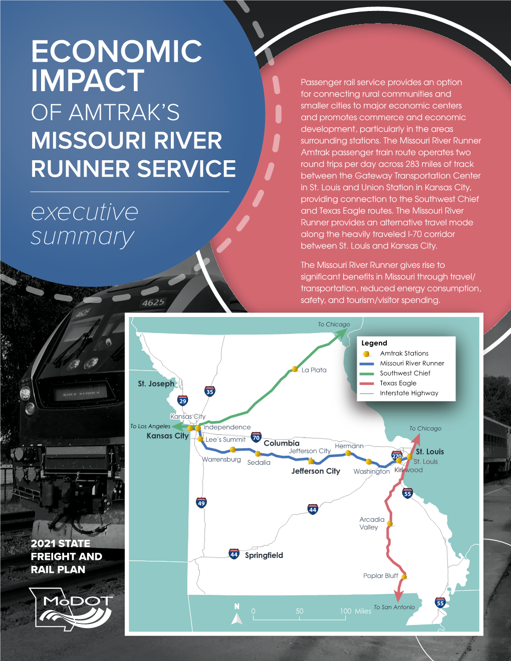 Economic Impact of Amtrak's Missouri River Runner Service in Missouri