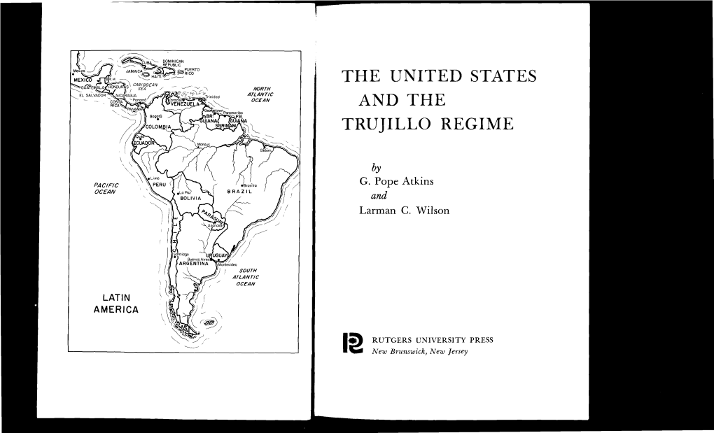 The United States and the Trujillo Regime