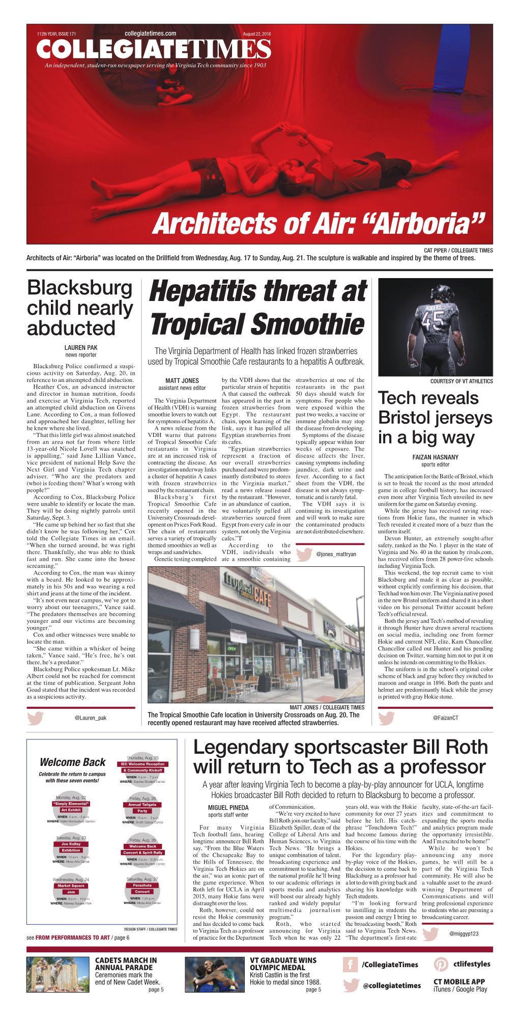 Hepatitis Threat at Tropical Smoothie Architects Of