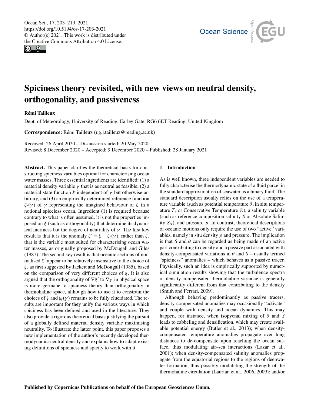 Spiciness Theory Revisited, with New Views on Neutral Density, Orthogonality, and Passiveness