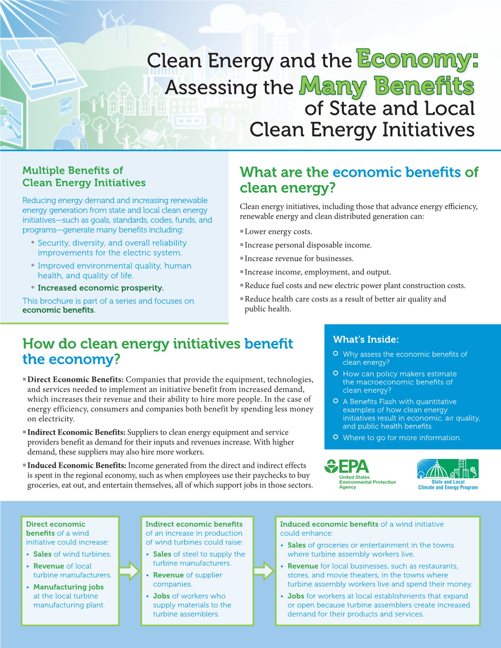 Assessing the Many Benefits of State and Local Clean Energy Initiatives