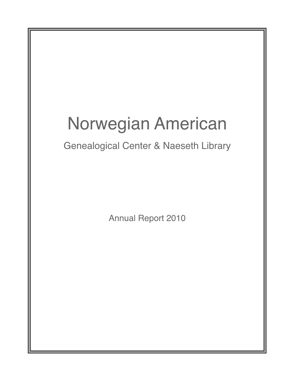 2010 Annual Report