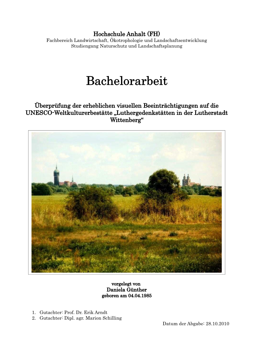 Bachelorarbeit