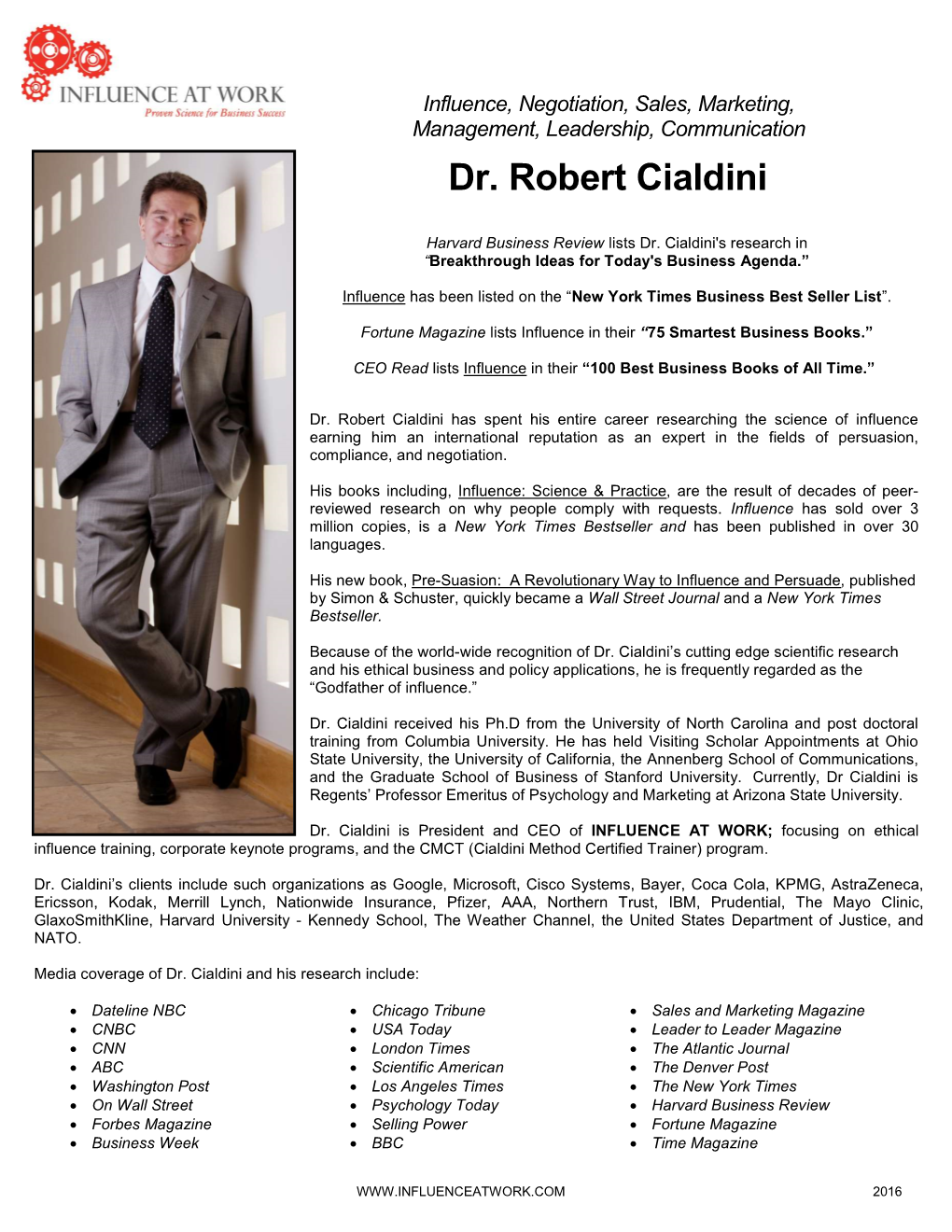 Dr. Robert Cialdini