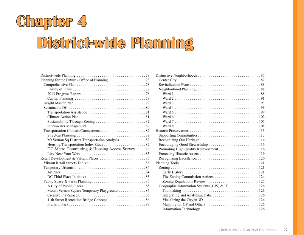 Chapter 4 District-Wide Planning