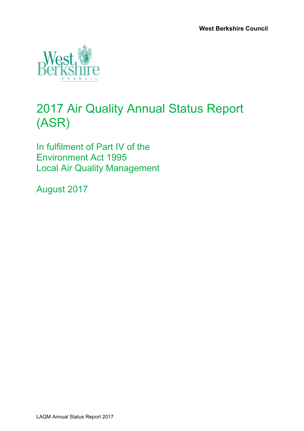 2017 West Berkshire Council