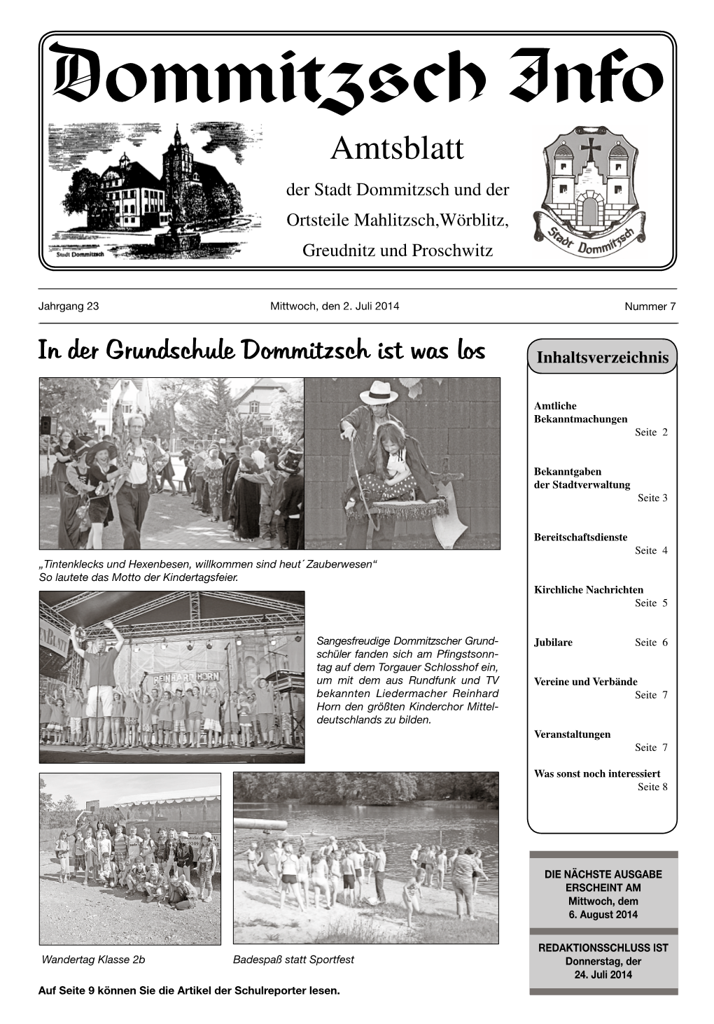 Amtsblatt Juli 2014