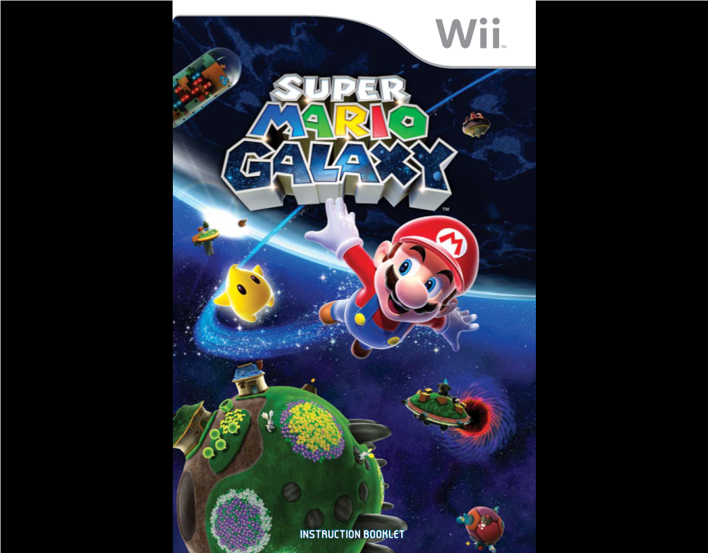 Super Mario Galaxy Game Disc Into the Disc You’Ll Control Mario As He Ventures from the Comet Slot on Your Wii Console