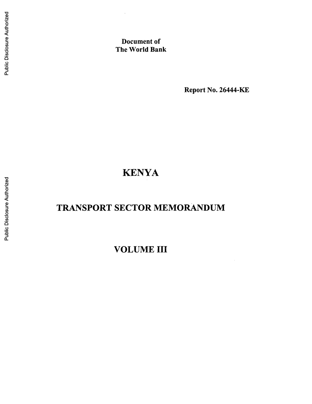 World Bank Document