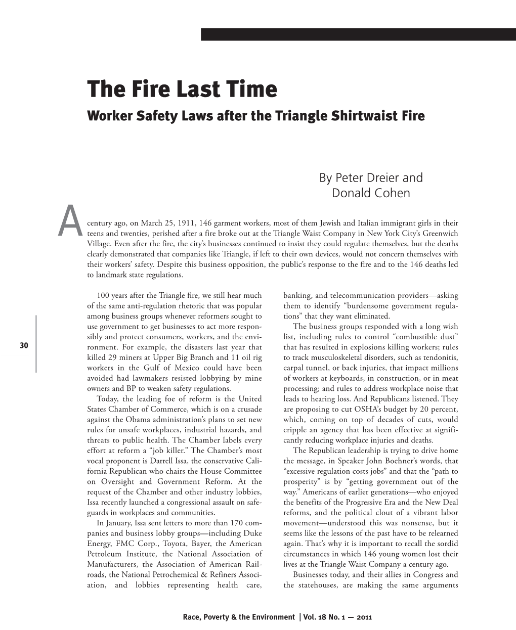 The Fire Last Time Worker Safety Laws After the Triangle Shirtwaist Fire