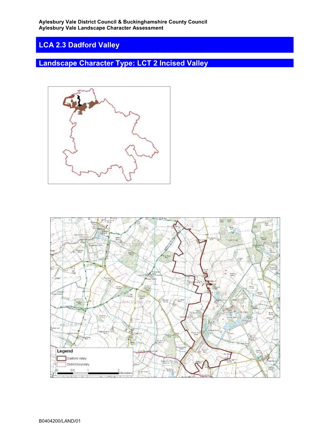 LCA 2.3 Dadford Valley Revised