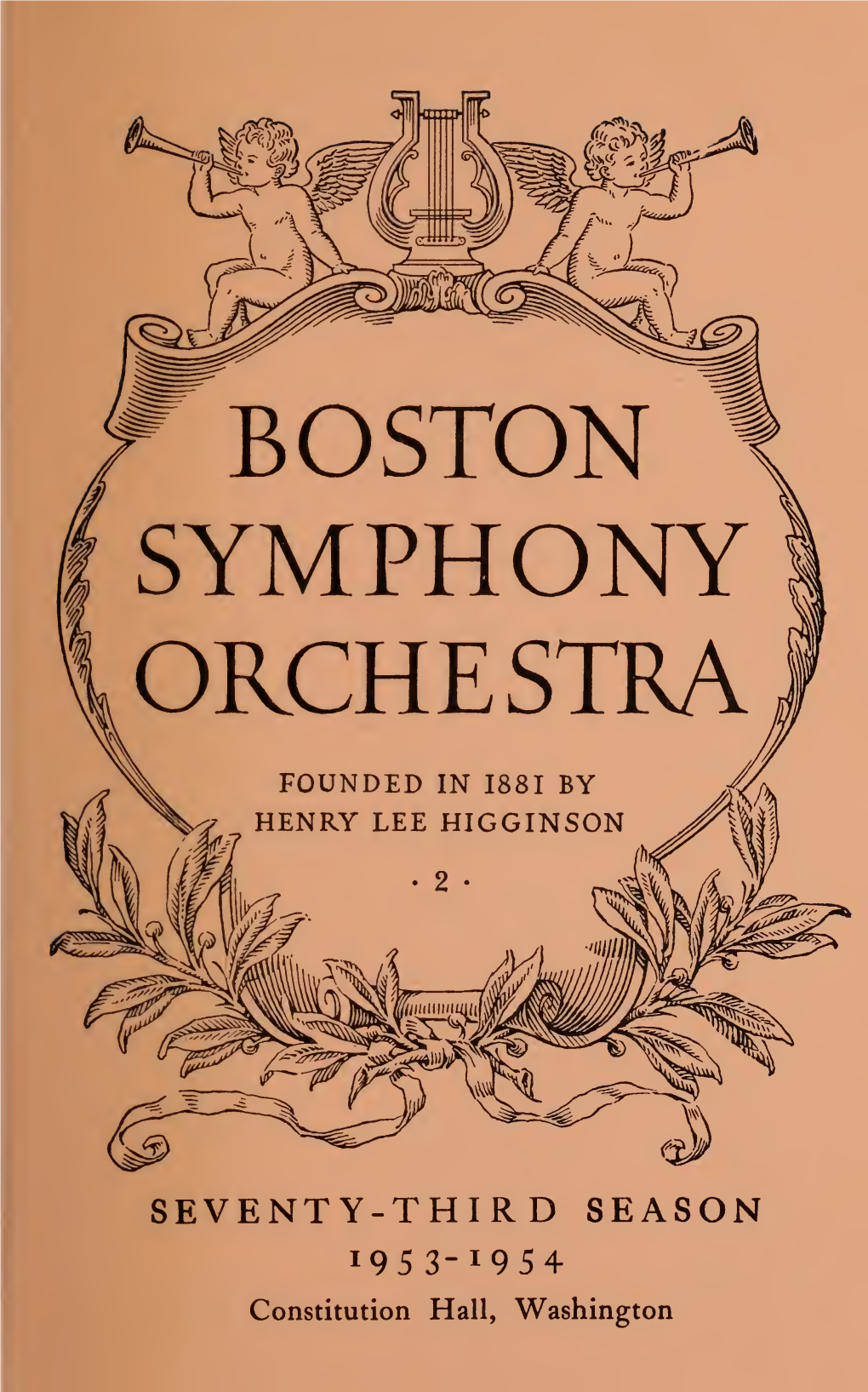 Boston Symphony Orchestra Concert Programs, Season 73, 1953-1954